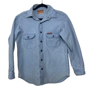 Vintage Windjammer by Stearns Denim Snap Button Up Shirt Medium